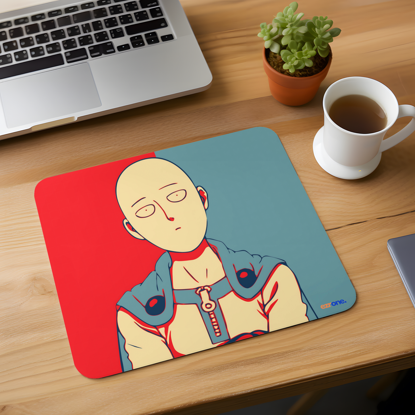 One Punch Man Saitama Mouse Pad Gaming & Office Desk Mat for Fans & Gamers