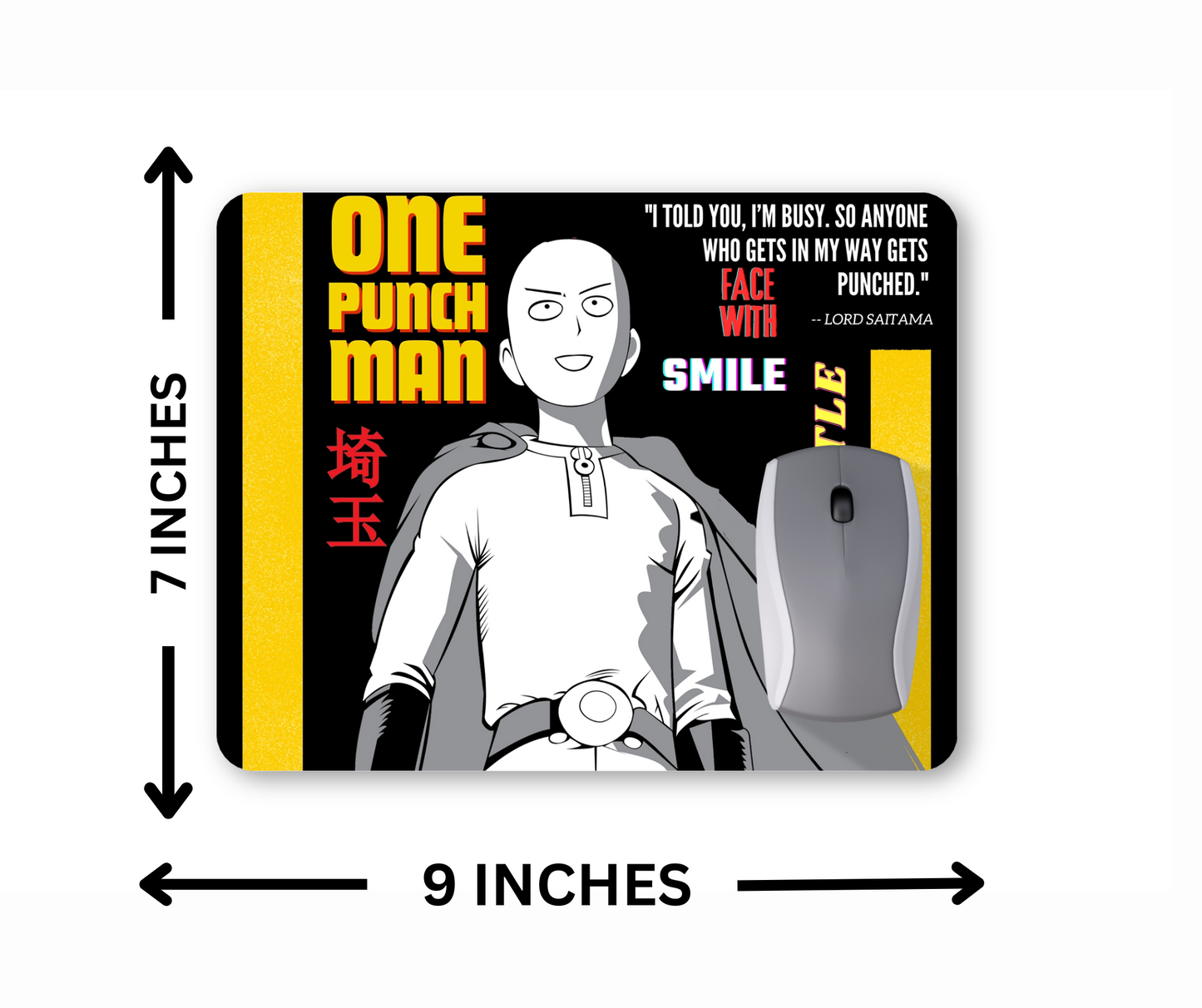 One Punch Man Anime Mousepad