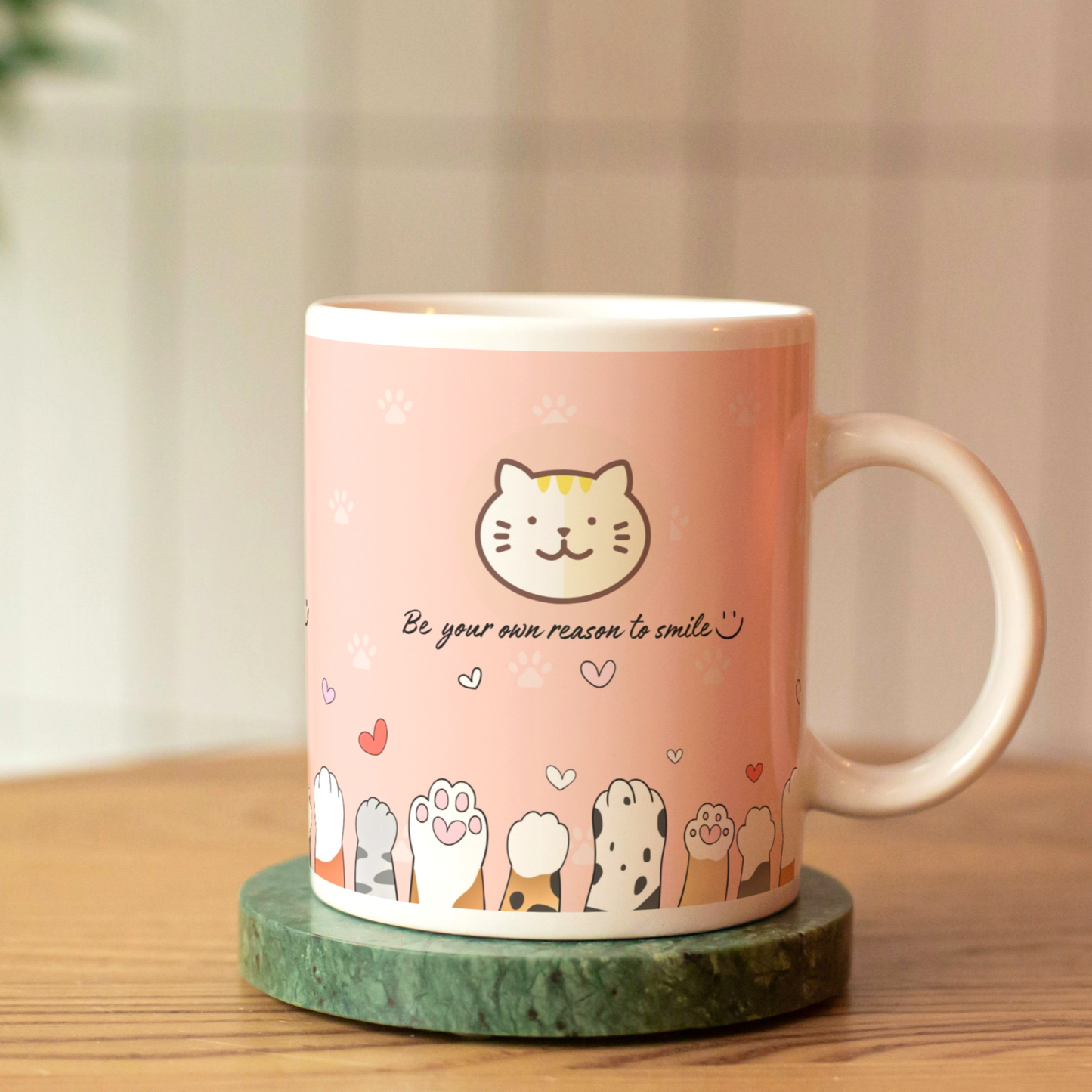 Smiley Cat   Coffee Mug