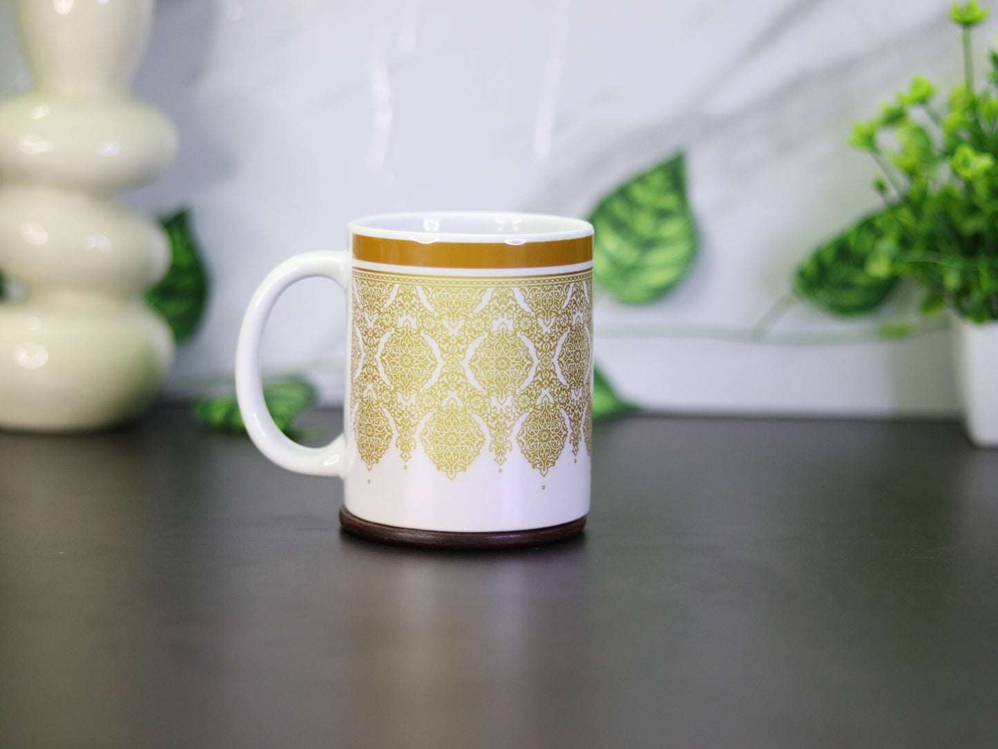 Premium Lace Pattern Coffee Mug