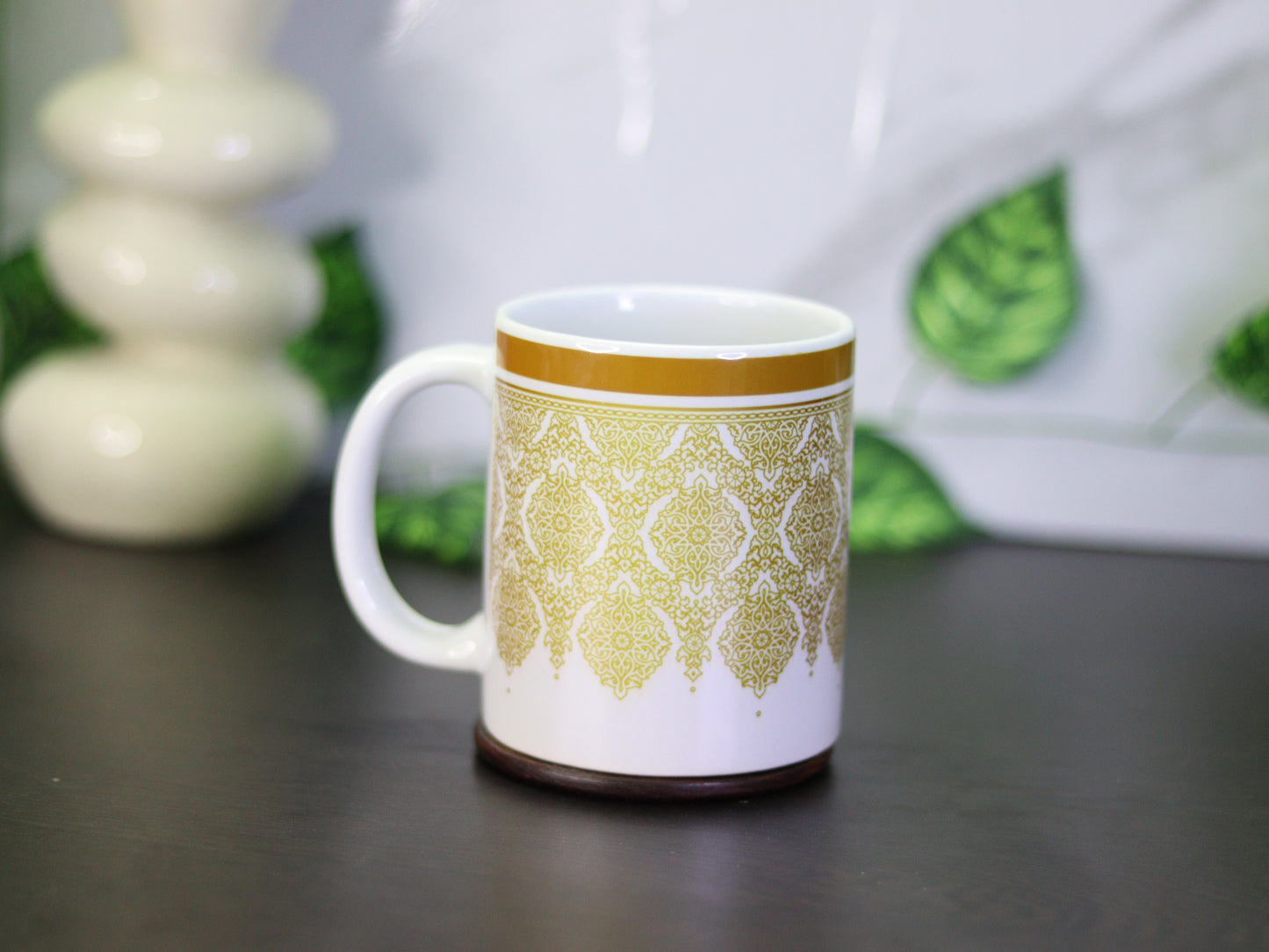 Premium Lace Pattern Coffee Mug