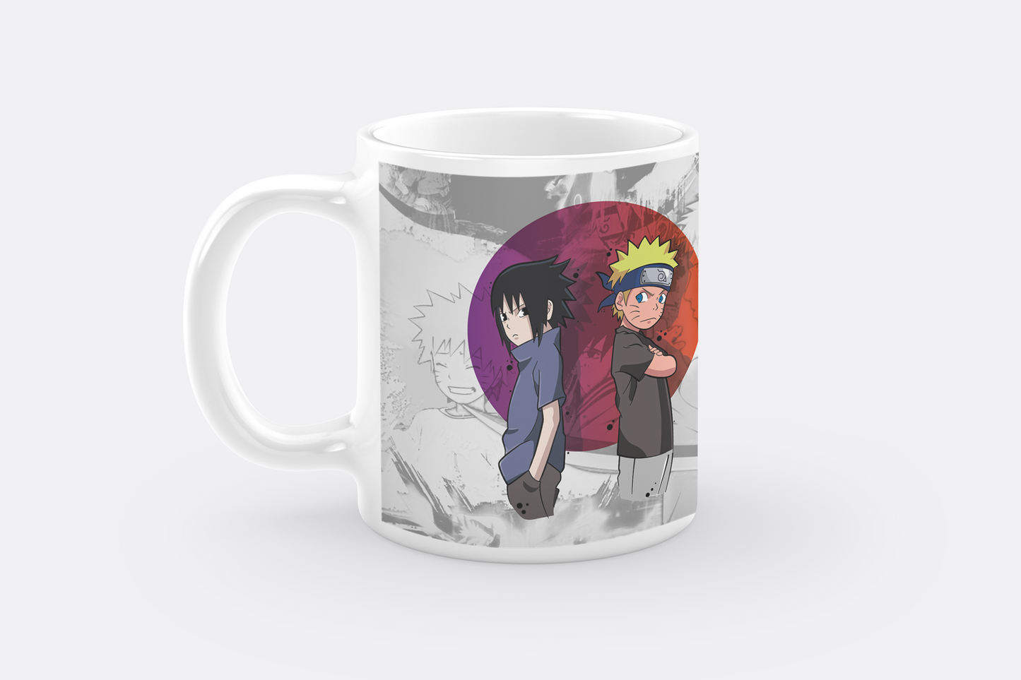 Naruto and Sasuke Coffee Mug