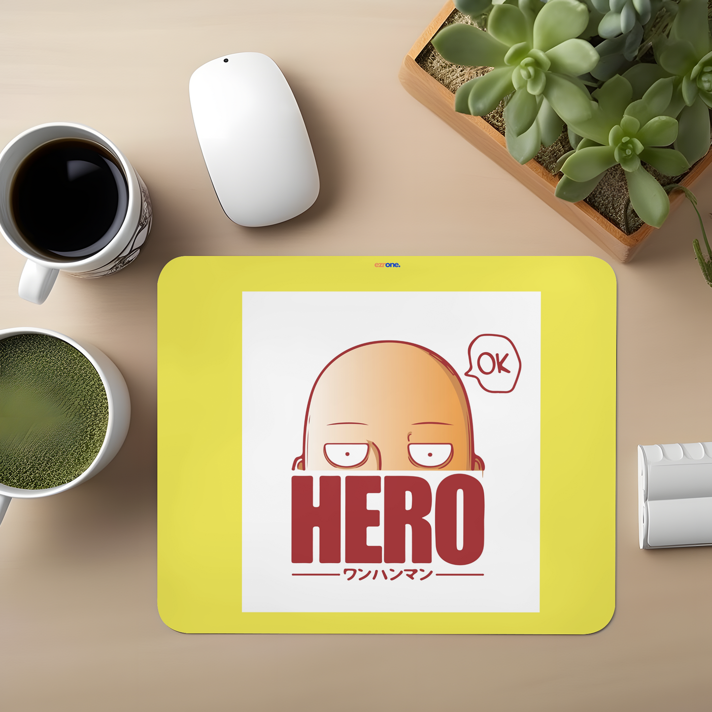 One Punch Man  Mousepad