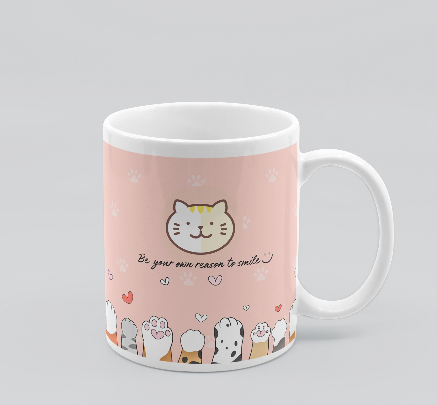 Smiley Cat   Coffee Mug