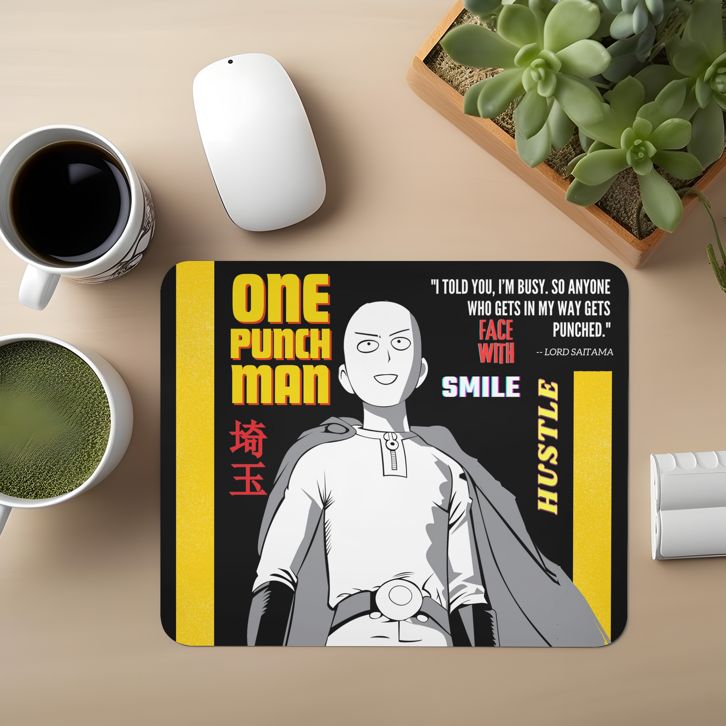 One Punch Man Anime Mousepad