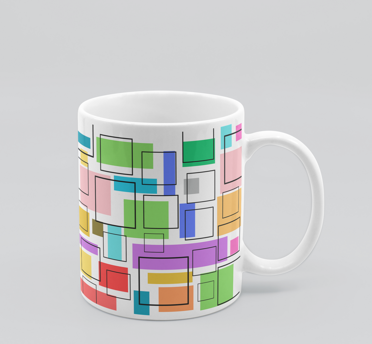 Rectangle  Pattern Coffee Mug