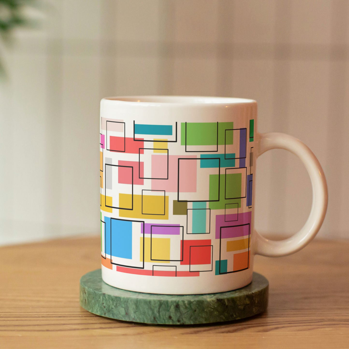 Rectangle  Pattern Coffee Mug